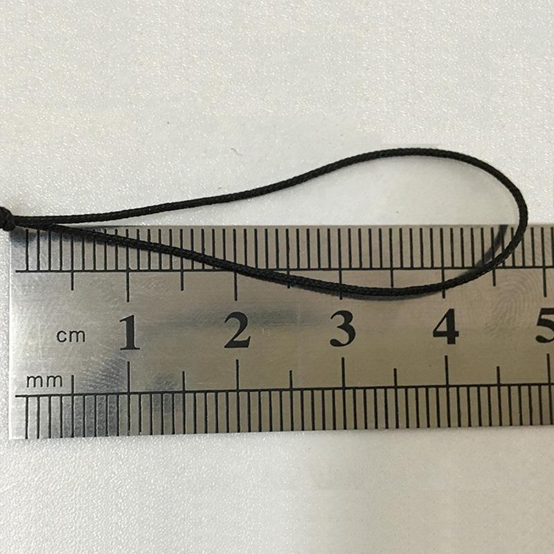 黑色彩色涤纶鱼丝细绳打结手机绳打结绳手工配件尾带挂绳吊牌绳