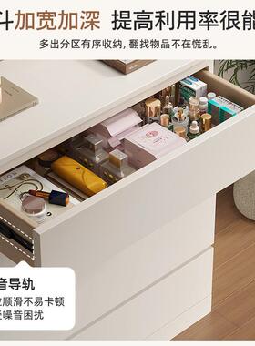 头柜卧室家用储物柜环床C52C多保层一体简约客物厅床尾靠墙置柜收