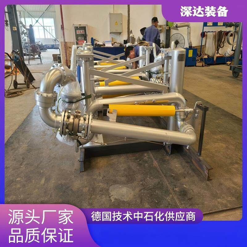 深达装备汽柴油下装鹤管API干式阀鹤管定量装卸油品