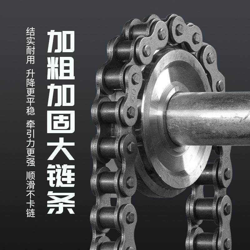 手动液压堆高车电动堆高车1吨 手动搬运升高车电动叉车手动堆高车