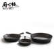 煎盘 铁锅大小煎锅平底锅老美式 铸铁锅 平底锅无涂层煎锅三件套装