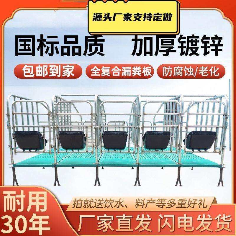 母猪地面猪用限位栏养猪场设备加厚地面围栏猪圈漏粪板设备其它