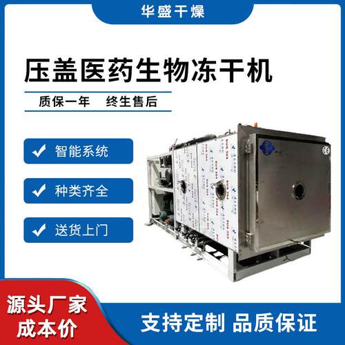 干燥FD压盖型药品药材冻干机疫苗粉三七粉真空冷冻干燥机