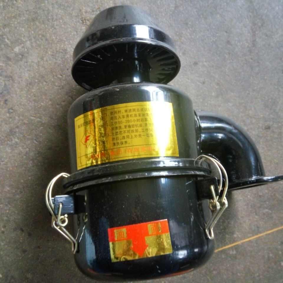 时风三轮车配件时风矿用工程车空气滤清器小三级空滤器空气滤清器