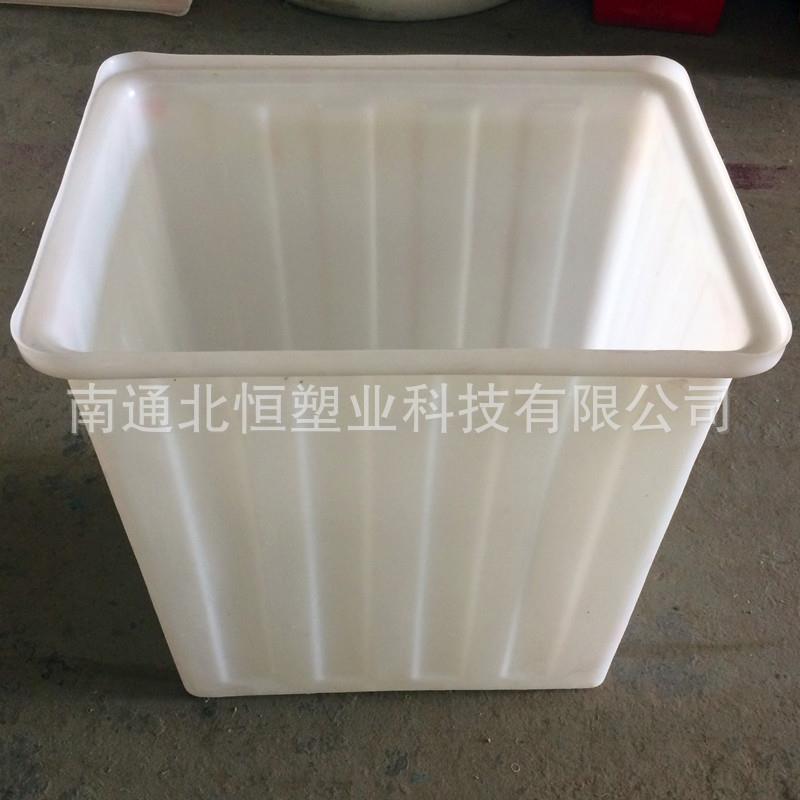 湖南300l塑料方鱼桶染厂落布车洗涤厂装布车300L加厚牛筋塑料方箱