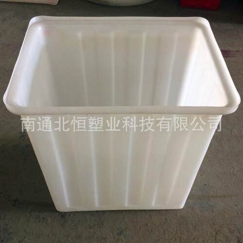 湖南300l塑料方鱼桶染厂落布车洗涤厂装布车300L加厚牛筋塑料方箱