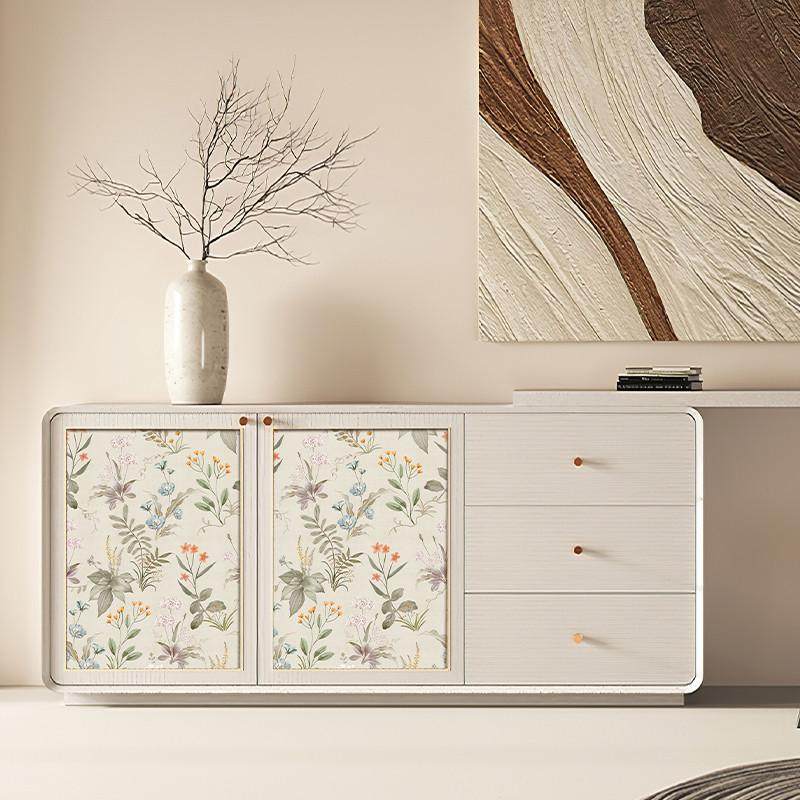 家具翻新贴纸柜子衣橱柜花卉文艺墙纸贴纸家具翻新防水防潮贴墙贴,家居饰品,软装墙贴,淘宝优惠券,粉丝福利购,淘宝优惠卷