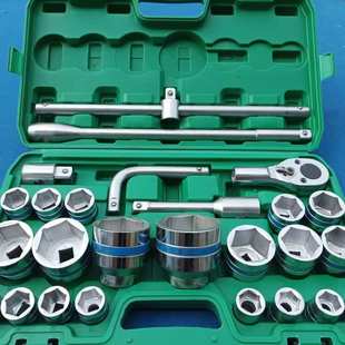 厂家生产3 重型套筒 4系列重型26件套六角梅花汽修组套源头产品