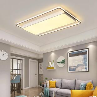 LED吸顶灯简约现代客厅灯长方形大气卧室餐厅灯书房间家用灯具
