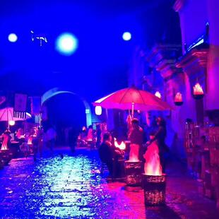 大量现货酒装吧KTV专用吊式仿真LZCOED电子火灯盆圣诞节饰铁盆灯