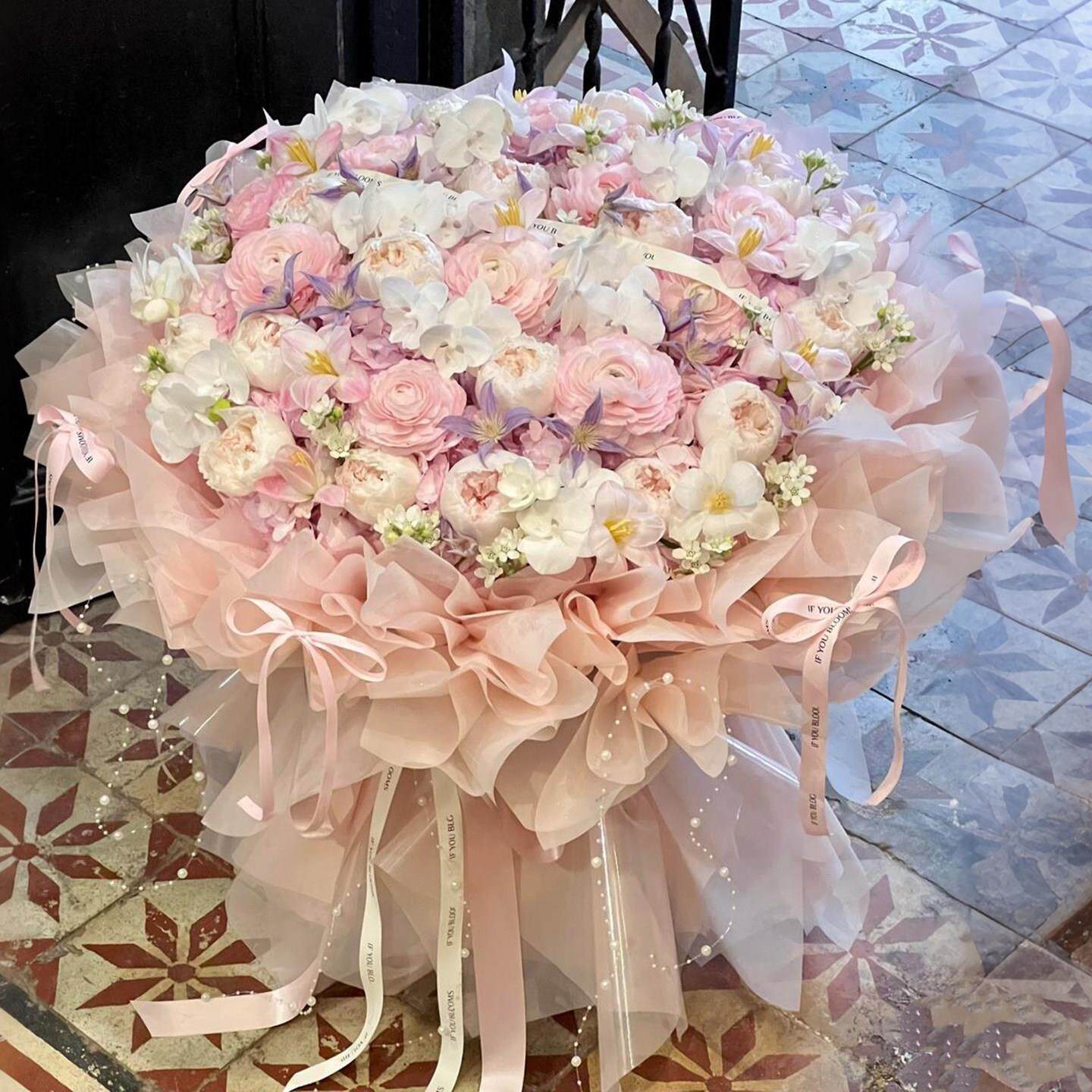 永生花温柔混搭玫瑰花束送女朋友闺蜜彷真香皂花束高级感生日礼物