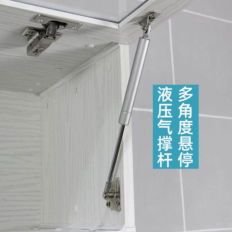 2储I37防吊水太空铝翻玻璃门柜浴室卫生间墙上上物柜客厅壁挂墙柜