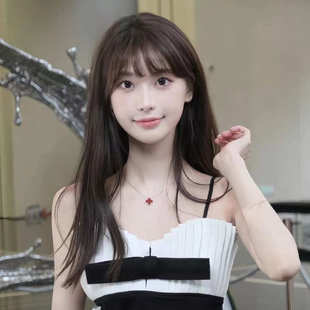 长直玫瑰刘海批发头发一件长发发套假发简约女士网代发黑女直发齐