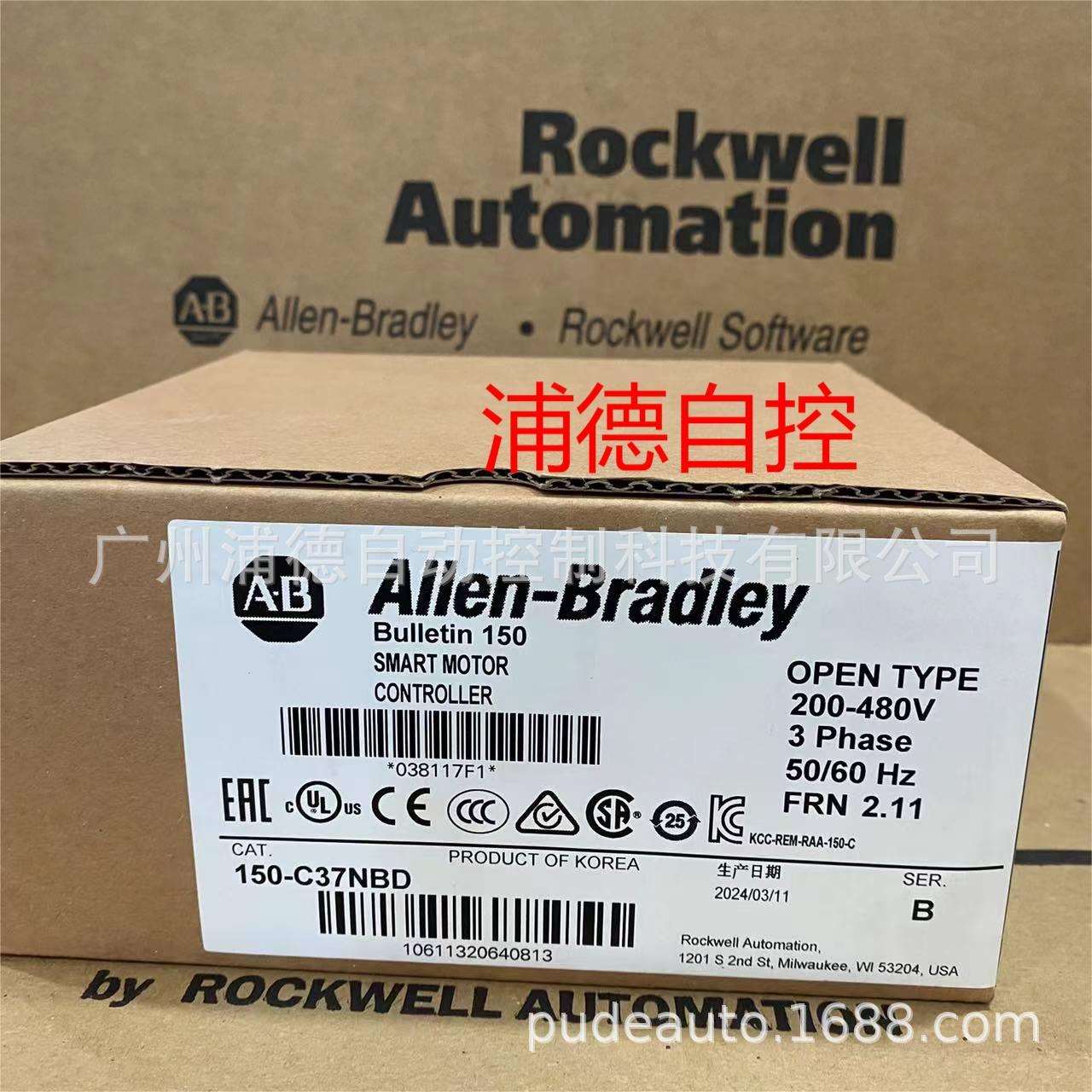 A-B智能电机控制器150-C37NBD 电压100...240V AC原装
