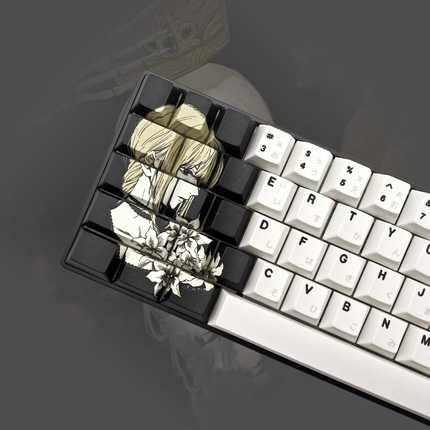 适配WOOTING电锯人Makima玛奇玛花朵少女热升华原厂高度键帽透光