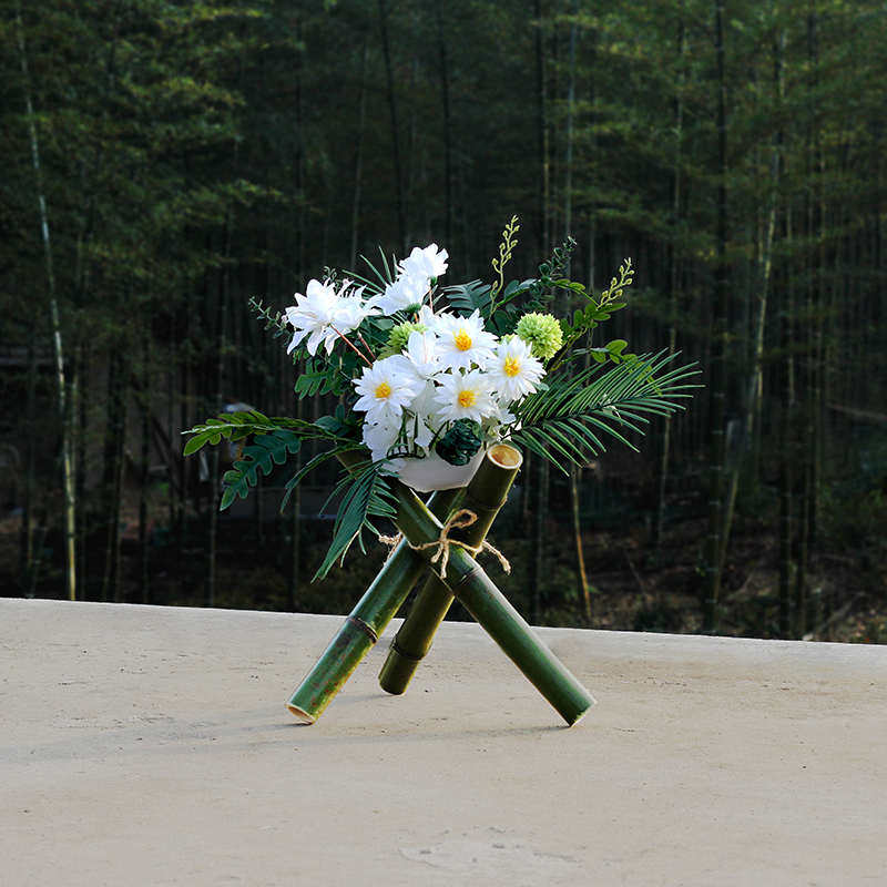 竹子三脚架支架子订婚庆婚礼周岁道具装饰布置美陈摆件支撑竹筒竿,特色手工艺,竹编/竹雕,淘宝优惠券,粉丝福利购,淘宝优惠卷