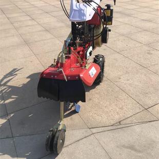 手推式汽油大葱生姜种植开沟机手扶式柴油旋耕培土机易操作