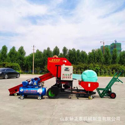 打捆包膜机,秸秆/青贮/饲料/牧草打捆包膜机