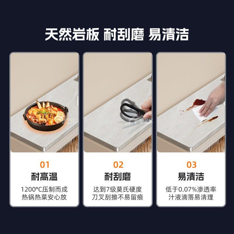 厨房锅岩板置物落架极窄餐边柜放收纳柜地多层小家墙电靠储物柜
