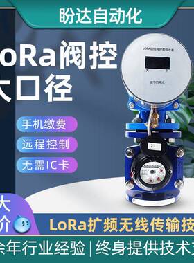 厂供LORA无线远程阀控水表智能缴费干式大口径智能水表DN50-100