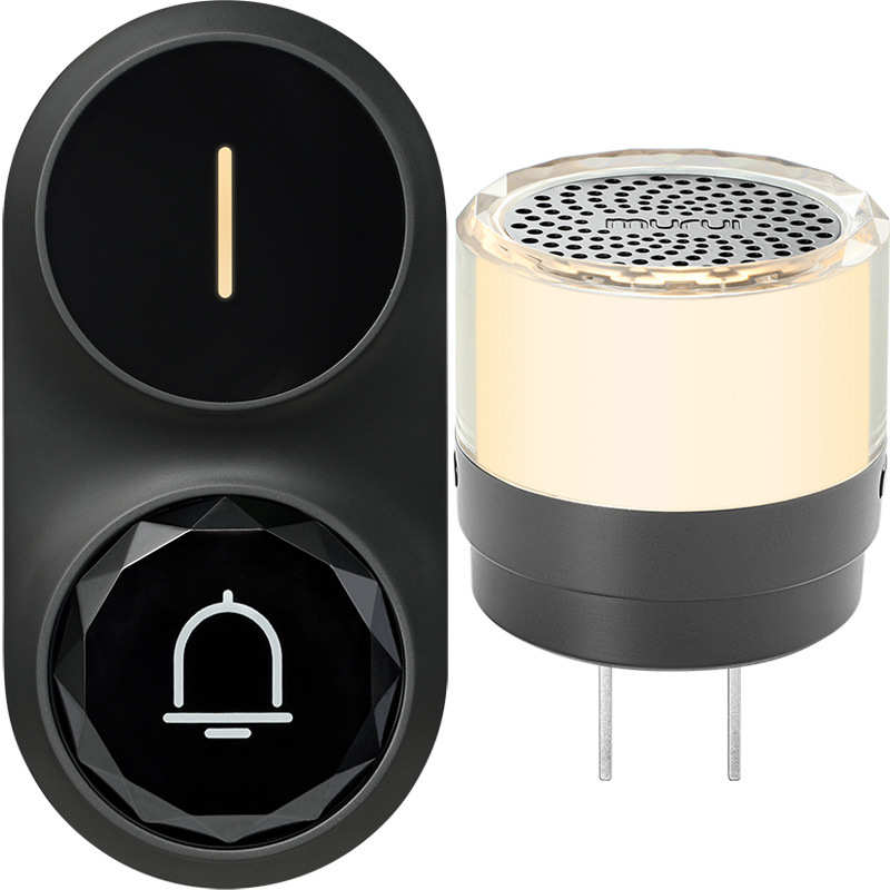 A600家用门铃无线电子遥控超远距离叮咚一拖一拖二门钟老人呼叫器