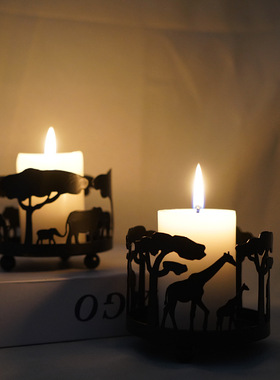 ins厂家铁艺烛台蜡烛装饰摆件