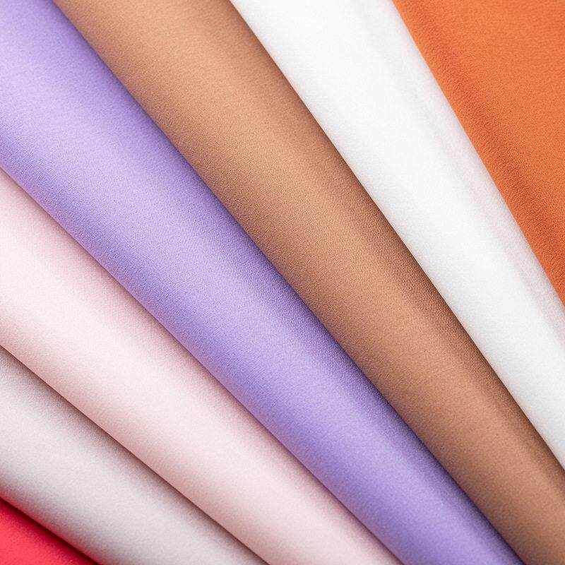 50D四面弹 雪纺里布 女装汉服睡衣瑜伽服面料 微弹涤纶梭织