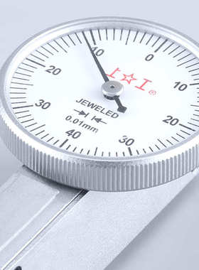 批发上工杠杆指示表0-0.8精度0.01锌合金百分表 校表表盘垂直量表