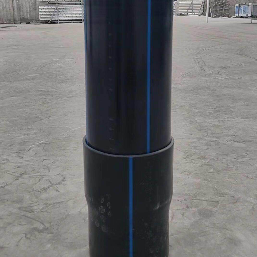 新型PVC排水管110管160管200管PE排水管砸不烂防晒灌溉管预埋穿线