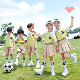 幼儿园园服夏装英伦风班服套装小学生，六一大合唱表演服毕业照服装