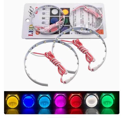 厂家直销高亮360恶魔眼 汽车透镜装饰光圈通用LED天使眼3.0恶魔眼