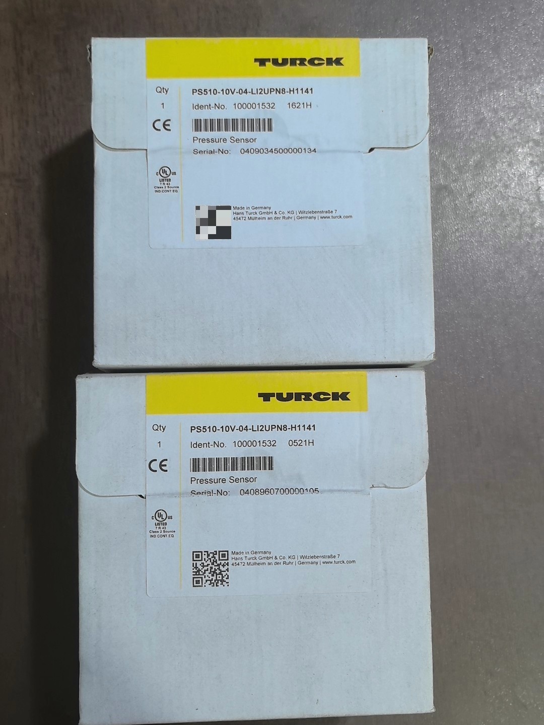 图尔克压力传感器PS510-10V-04-LI2UPN8-H