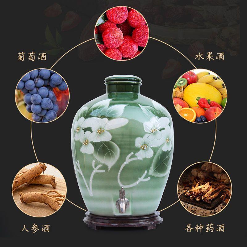陶瓷酒坛10斤203050家用酒壶密封酒罐子存酒专用