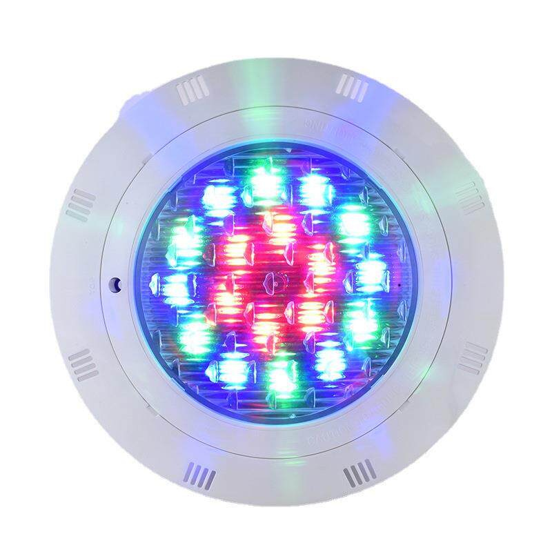 跨境泳池灯七彩LED大功率亮化RF遥控大艾克游泳池灯挂壁式水下灯