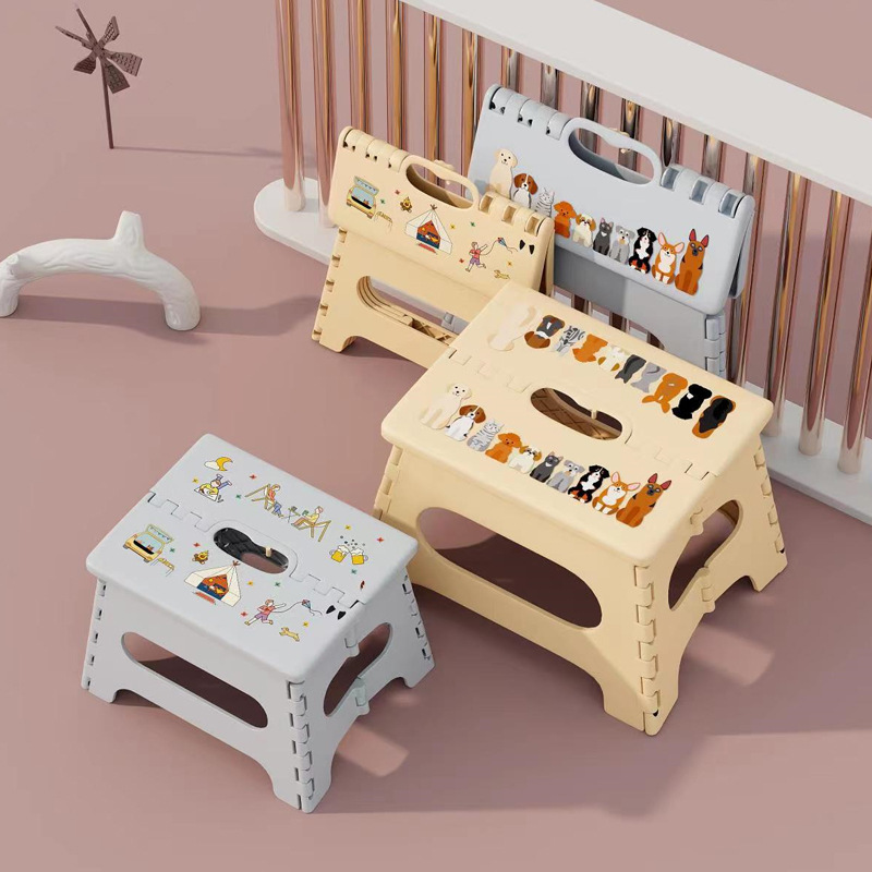 加厚儿童卡通折叠凳子矮凳马扎