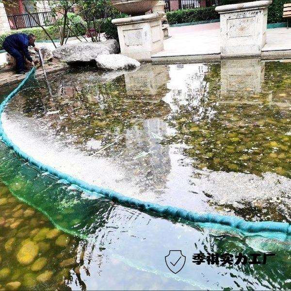 清理河道水面垃圾树叶漂浮物水草虾田打捞青苔浮萍拉网季祺