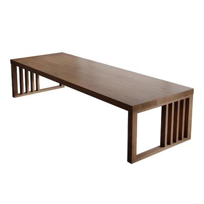 全实木办公会议桌长桌椅组合简约现代图书馆创意大板长桌子工作台