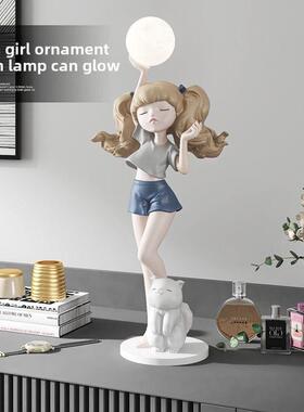 女孩客厅装饰装饰品家居用品电视柜入口卧室台灯婚礼新人乔迁礼物