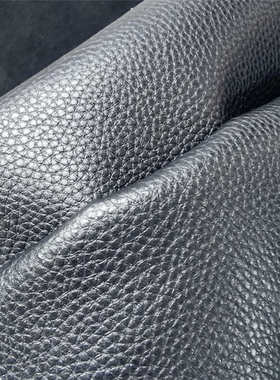 新款厂价现货供应 牛纤皮可压印LOGO有grs证成卷荔枝纹再生皮革