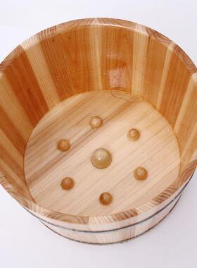 泡脚MG1688KH木桶家用香杉木高足浴桶木带盖足带浴加厚洗脚桶盆按