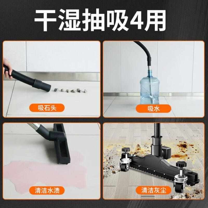 大吸力4800W工业吸尘器强力商用工厂车间粉尘吸尘机超强美缝专用