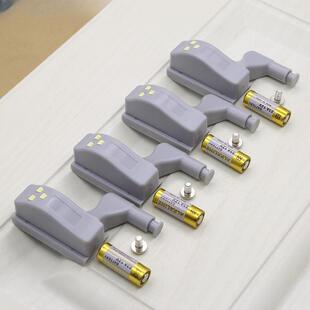 免打孔合页灯感应灯衣柜开门即亮led铰炼灯柜门开关灯橱柜荷叶灯