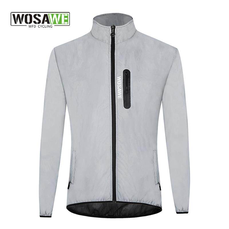 高档沃萨夏维山防地风自行车春季风防泼水衣公路车骑行夜间全反光