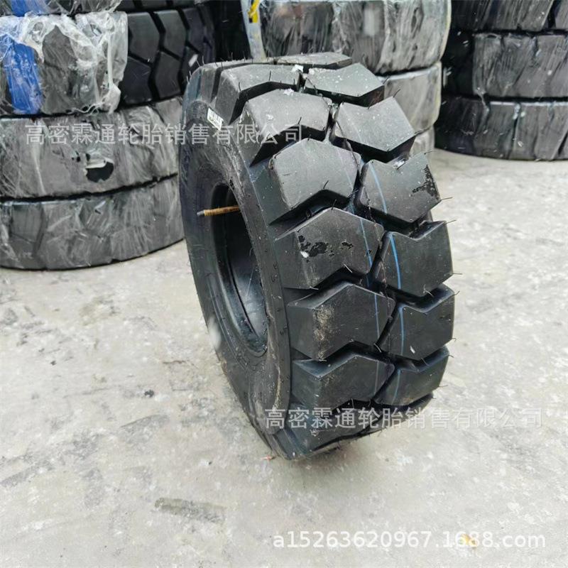 前进板车轮胎21x8-9NHS叉车板车轮胎21*8-9充气轮胎加厚14层级