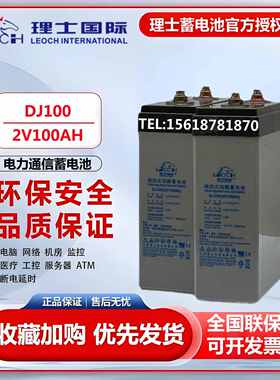 理士蓄电池2V100AH铅酸免维护DJ100风力发电船舶基站UPS电源铁路