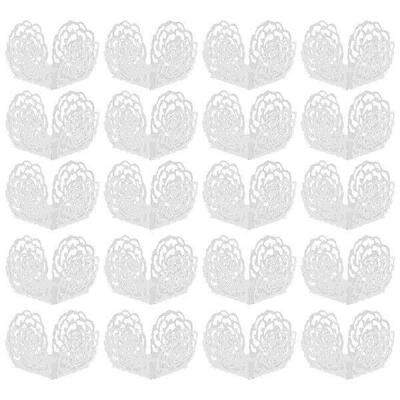 50 Pcs Chocolate Tray Cupcake Wrappers Muffin Paper Liners