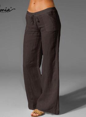 Plus size Lady White Pants For Women Trousers Summer Cotton