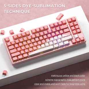 XVX《等高线》wooting原厂侧刻键帽PBT透光键帽客制化经典重现AI