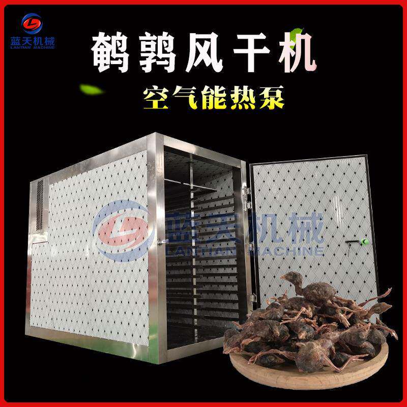 空气能鹌鹑风干机 全自动白条鹌鹑肉烘干机 肉制品鹌鹑鸟风干设备