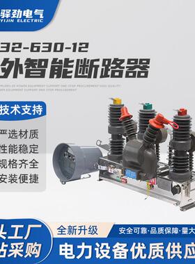 ZW32-12FG/630户外智能断路器柱上真空断路器带隔离智能看门狗
